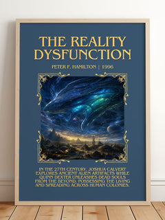 The Reality Dysfunction Minimalist Book Poster by Peter F. Hamilton – image 2