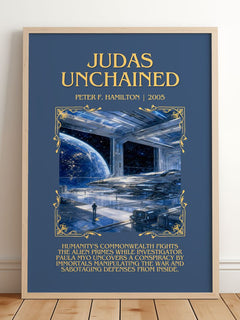 Judas Unchained Minimalist Book Poster by Peter F. Hamilton – image 2