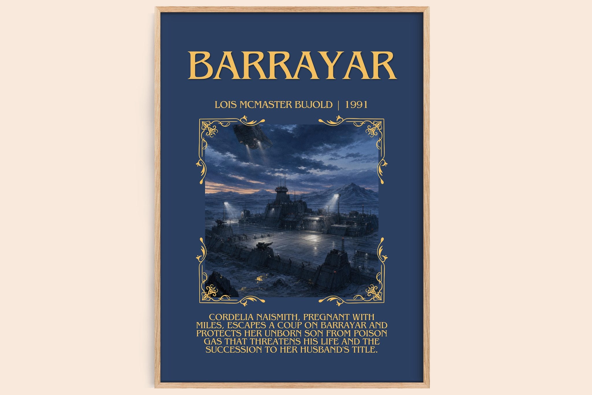 Barrayar Minimalist Book Poster by Lois McMaster Bujold