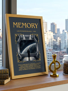 Memory Minimalist Book Poster by Lois McMaster Bujold – image 3