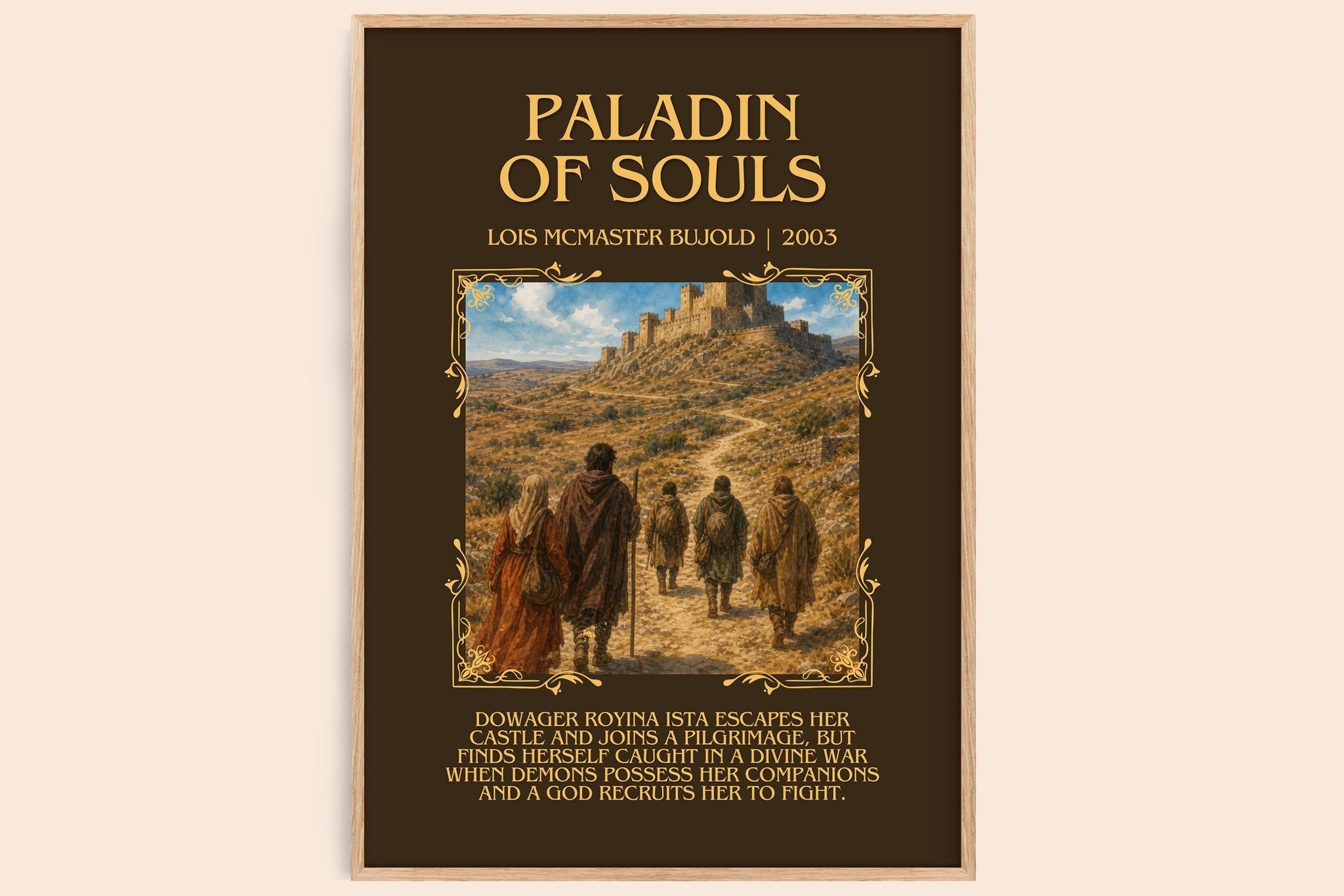 Paladin of Souls Minimalist Book Poster by Lois McMaster Bujold