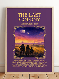 The Last Colony Minimalist Book Poster by John Scalzi – image 2