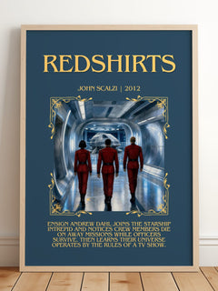 Redshirts Minimalist Book Poster by John Scalzi – image 2