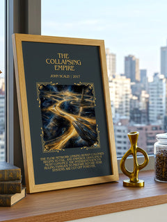The Collapsing Empire Minimalist Book Poster by John Scalzi – image 3