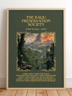The Kaiju Preservation Society Minimalist Book Poster by John Scalzi – image 2