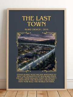 The Last Town Minimalist Book Poster by Blake Crouch – image 2