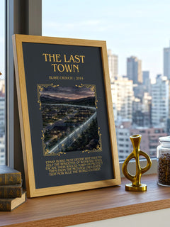 The Last Town Minimalist Book Poster by Blake Crouch – image 3
