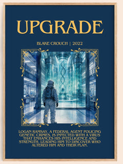 Upgrade Minimalist Book Poster by Blake Crouch – image 1
