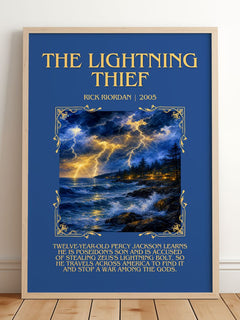 The Lightning Thief Minimalist Book Poster by Rick Riordan – image 2