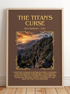 The Titan's Curse Minimalist Book Poster by Rick Riordan – image 2