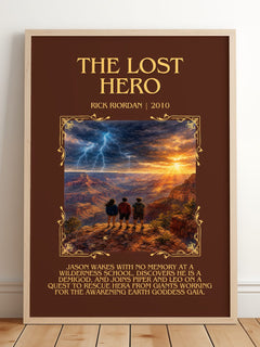 The Lost Hero Minimalist Book Poster by Rick Riordan – image 2