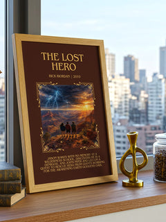 The Lost Hero Minimalist Book Poster by Rick Riordan – image 3