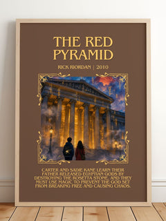 The Red Pyramid Minimalist Book Poster by Rick Riordan – image 2