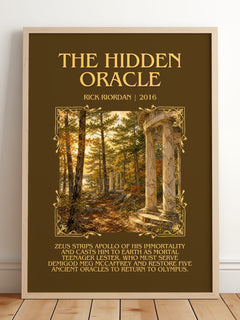 The Hidden Oracle Minimalist Book Poster by Rick Riordan – image 2