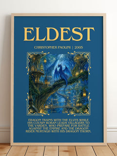 Eldest Minimalist Book Poster by Christopher Paolini – image 2