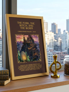 Fork, the Witch, and the Worm Minimalist Book Poster by C. Paolini – image 3