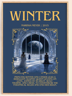 Winter Minimalist Book Poster by Marissa Meyer – image 1