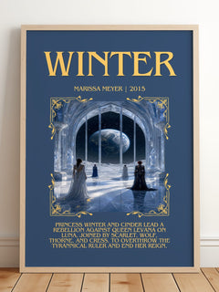 Winter Minimalist Book Poster by Marissa Meyer – image 2