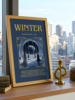 Winter Minimalist Book Poster by Marissa Meyer – image 3
