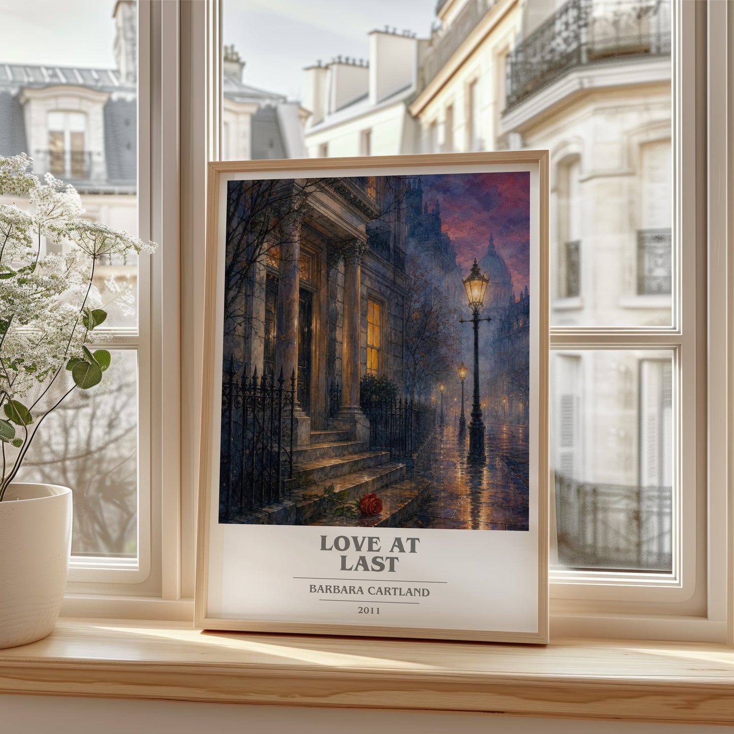 Love At Last book cover poster colour and style options – Barbara Cartland book art