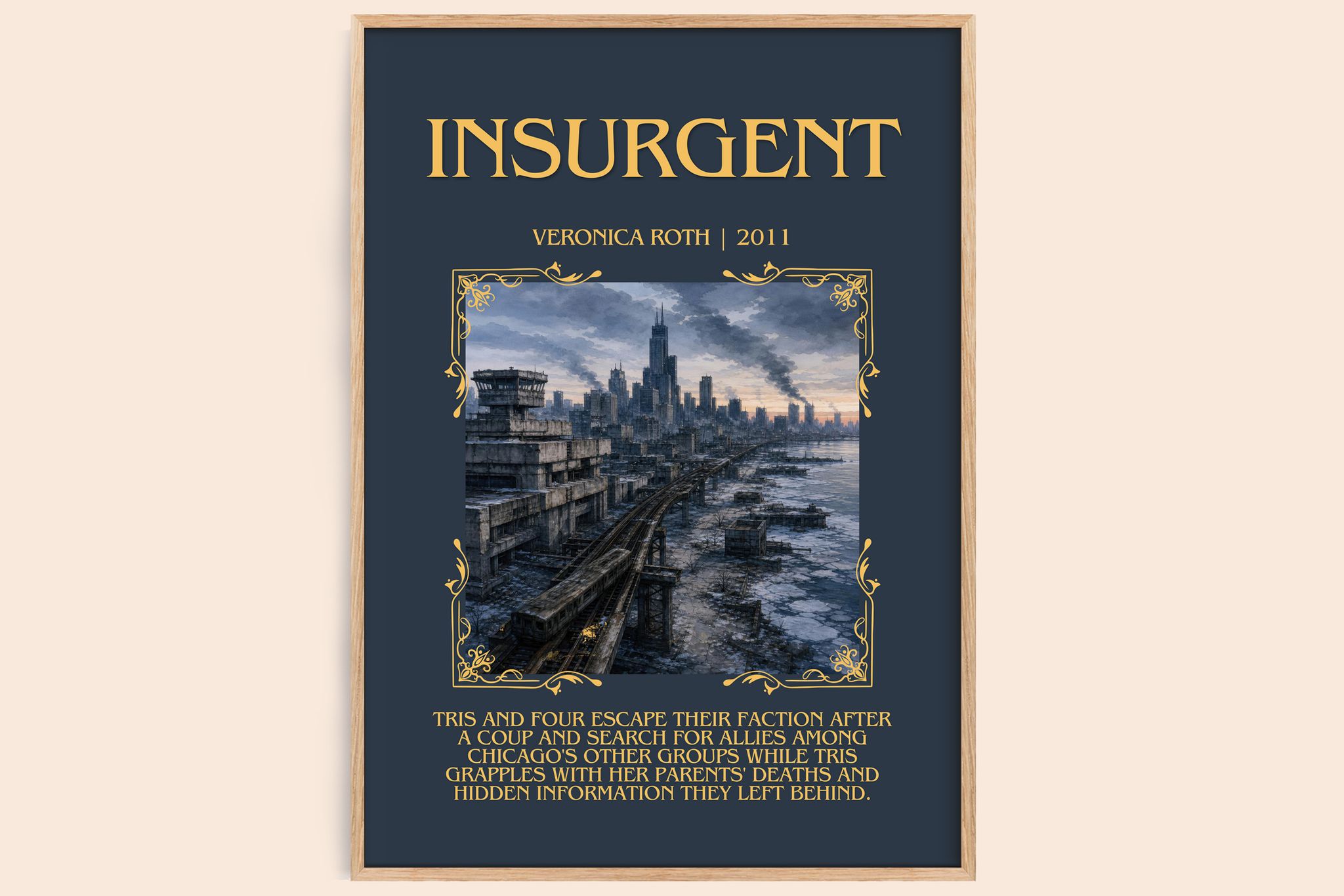 Insurgent Minimalist Book Poster by Veronica Roth