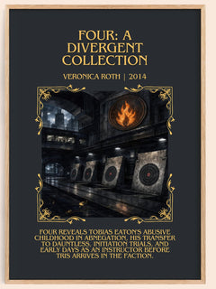 Four: A Divergent Collection Minimalist Book Poster by Veronica Roth – image 1
