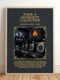 Four: A Divergent Collection Minimalist Book Poster by Veronica Roth – image 2