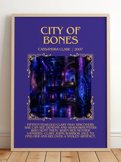 City of Bones Minimalist Book Poster by Cassandra Clare – image 2