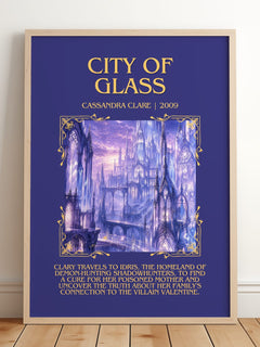 City of Glass Minimalist Book Poster by Cassandra Clare – image 2