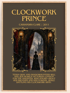 Clockwork Prince Minimalist Book Poster by Cassandra Clare – image 1