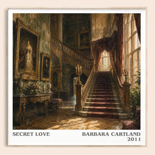 Secret Love Literary Art Print by Barbara Cartland