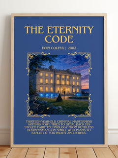 The Eternity Code Minimalist Book Poster by Eoin Colfer – image 2