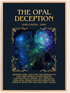 The Opal Deception Minimalist Book Poster by Eoin Colfer – image 1