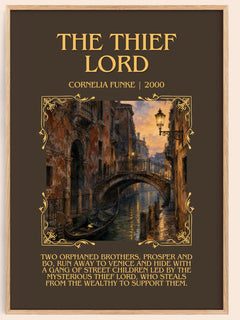 The Thief Lord Minimalist Book Poster by Cornelia Funke – image 1