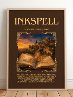 Inkspell Minimalist Book Poster by Cornelia Funke – image 2