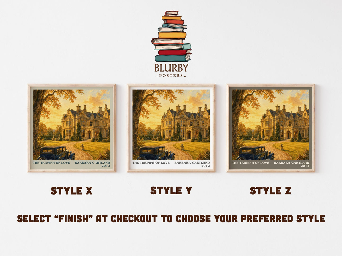 The Triumph Of Love literary print in frame leaning in hallway – romance wall art
