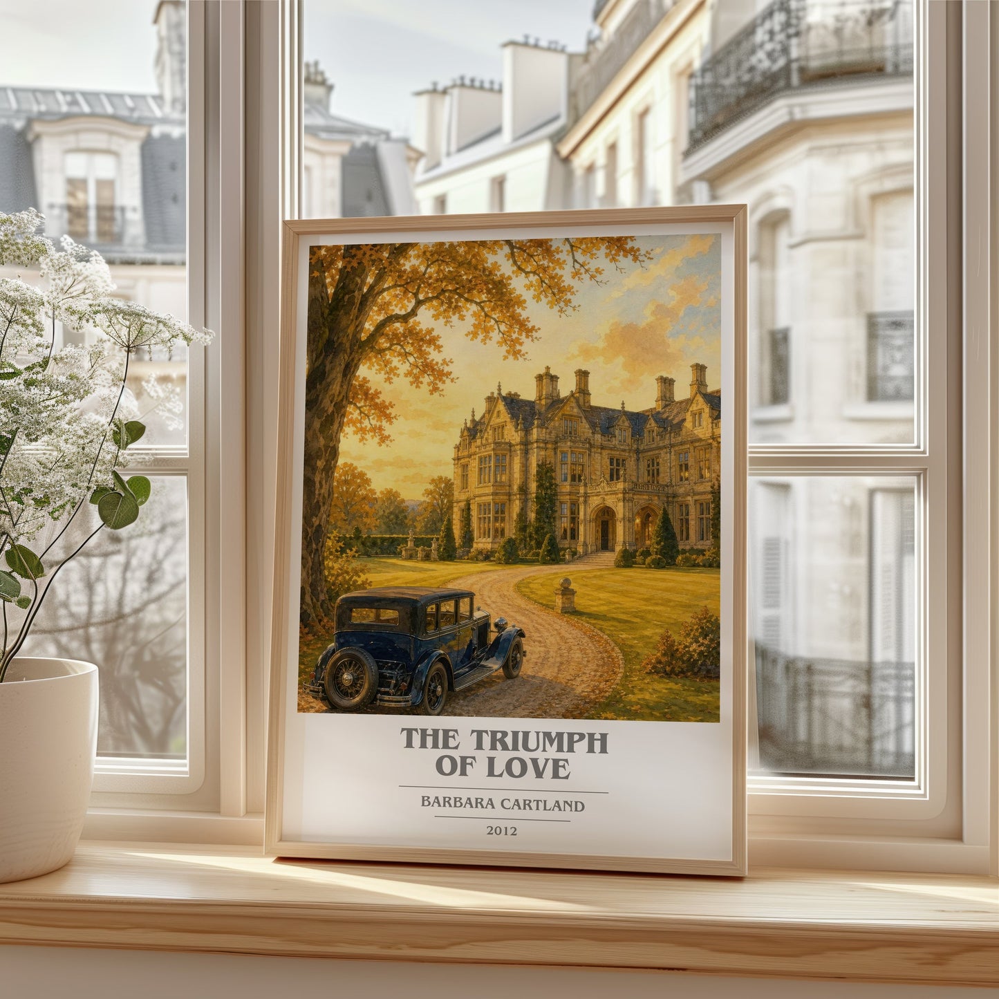 The Triumph Of Love book cover poster colour and style options – Barbara Cartland book art