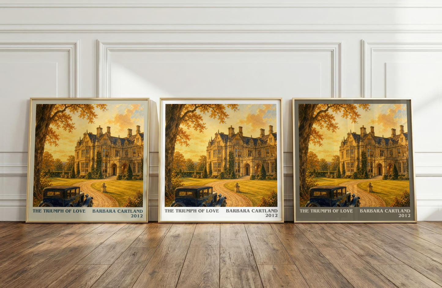 The Triumph Of Love literary art print colour and style options – Barbara Cartland book art