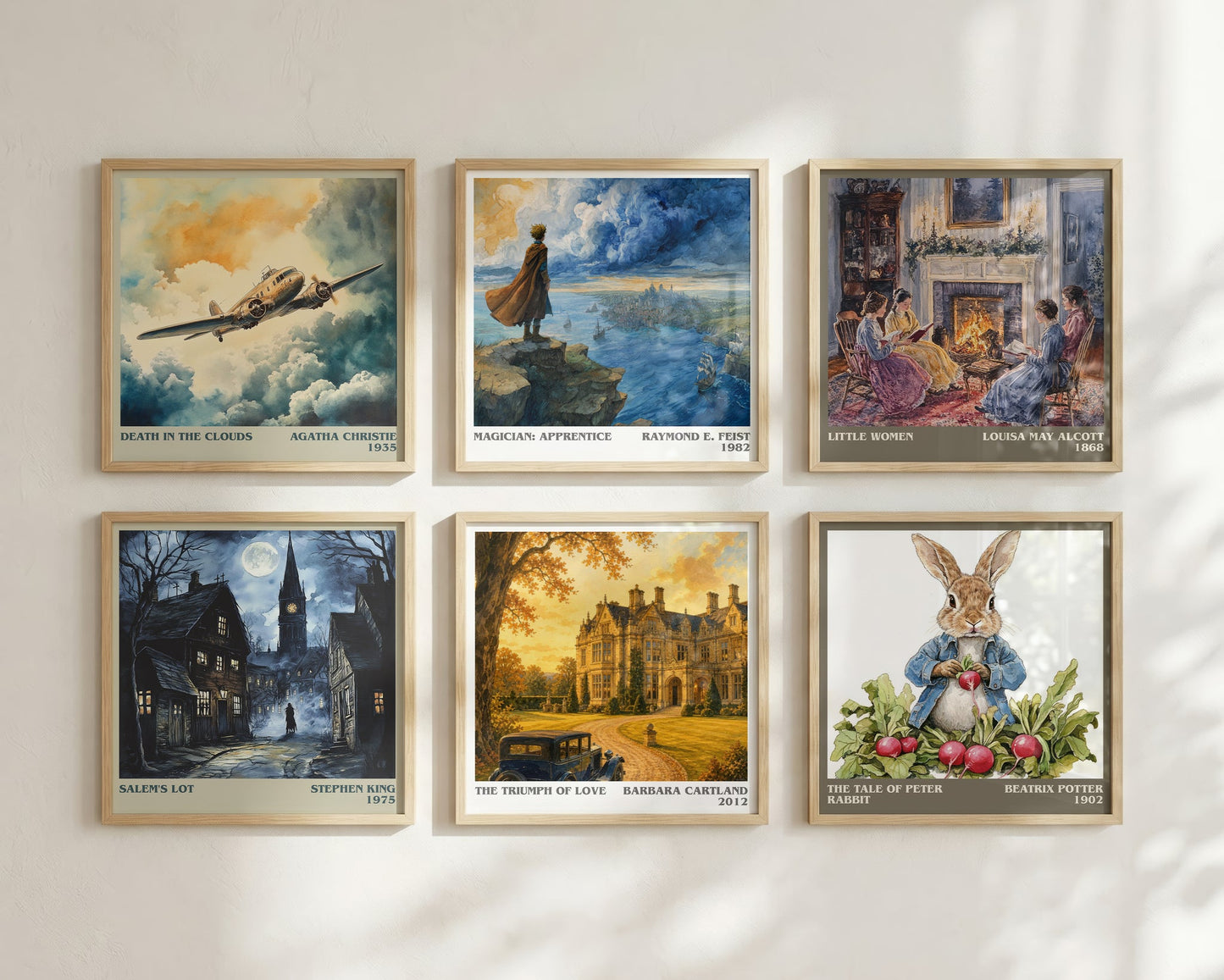 The Triumph Of Love literary print framed by window – literary home decor