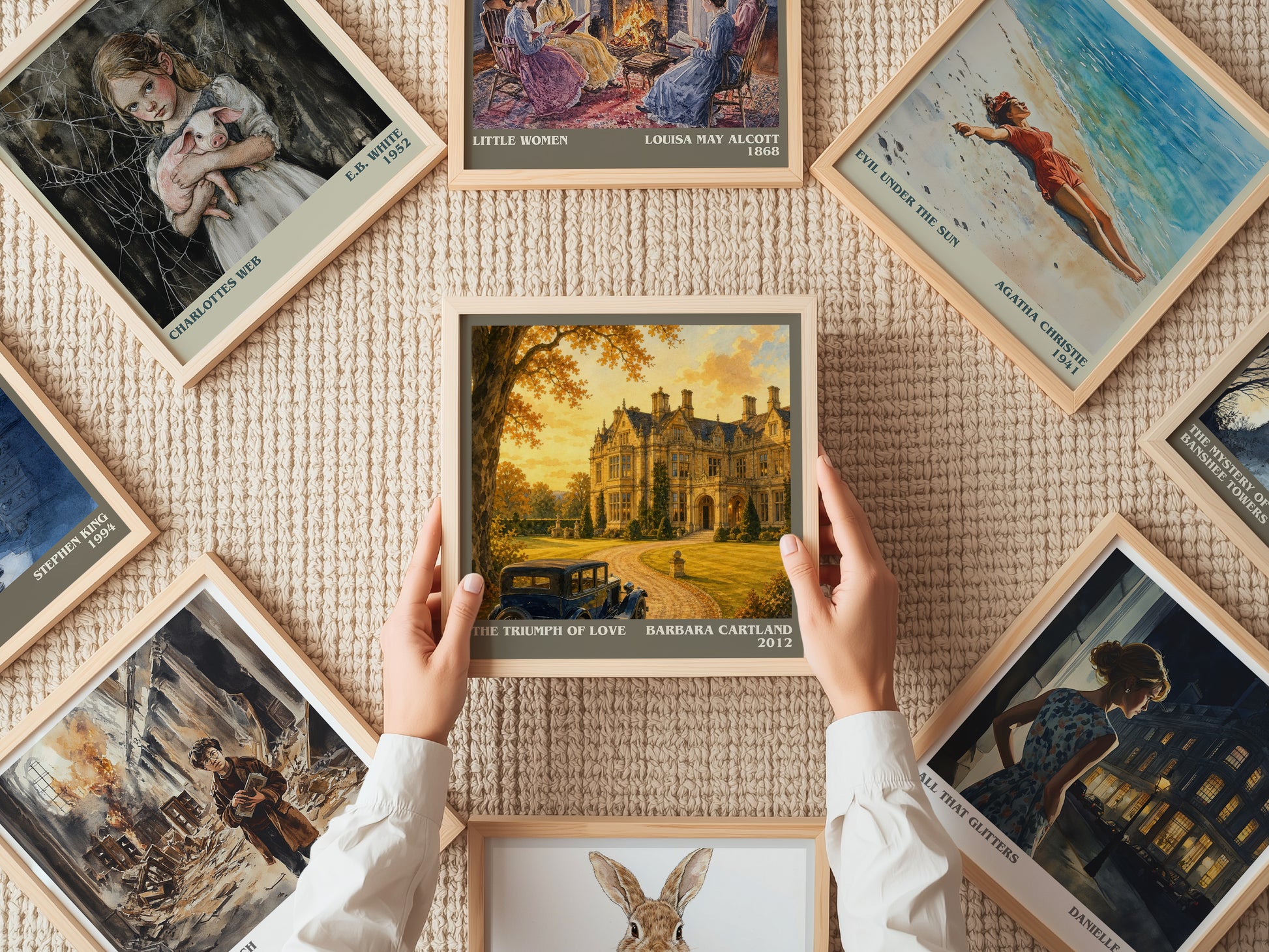 The Triumph Of Love literary book poster framed on wall – romance wall art