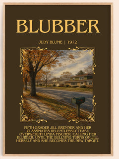 Blubber Minimalist Book Poster by Judy Blume – image 1