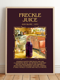 Freckle Juice Minimalist Book Poster by Judy Blume – image 2