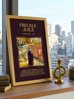 Freckle Juice Minimalist Book Poster by Judy Blume – image 3