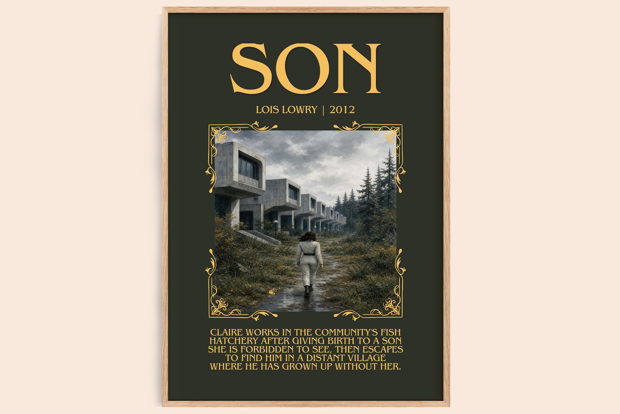 Son Minimalist Book Poster by Lois Lowry