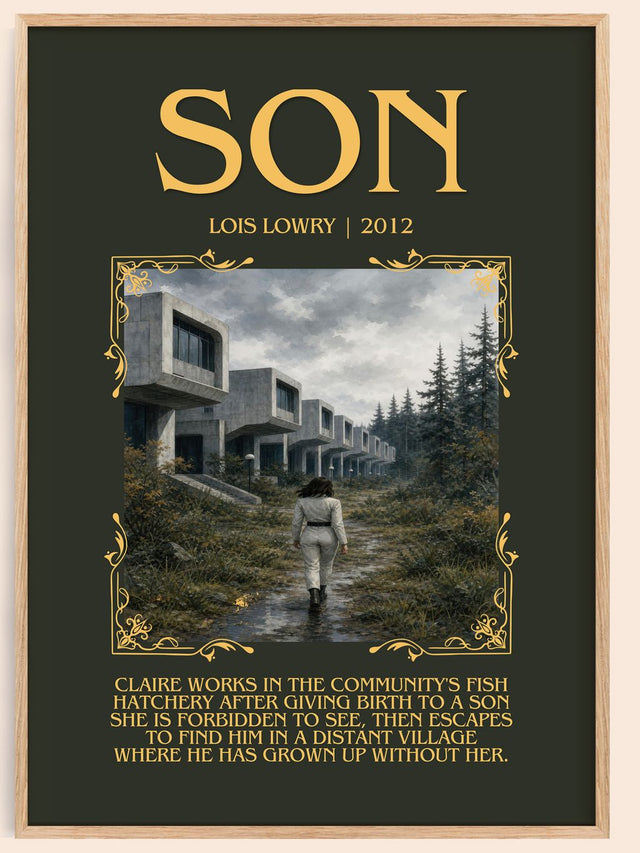 Son Minimalist Book Poster by Lois Lowry