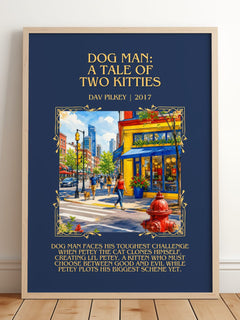 Dog Man: A Tale of Two Kitties Minimalist Book Poster by Dav Pilkey – image 2