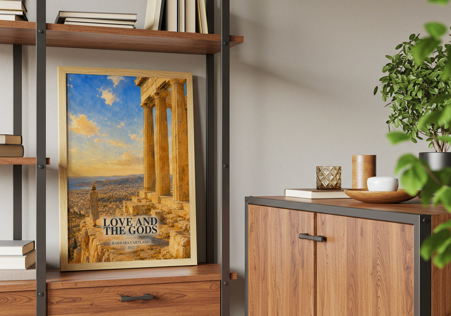 Love And The Gods book watercolour illustration paper finish options – matte satin gloss