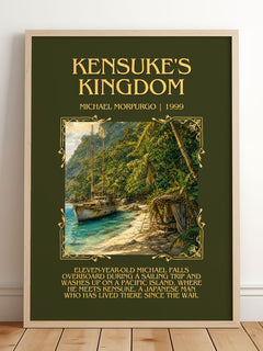Kensuke's Kingdom Minimalist Book Poster by Michael Morpurgo – image 2