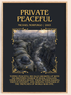 Private Peaceful Minimalist Book Poster by Michael Morpurgo – image 1