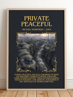 Private Peaceful Minimalist Book Poster by Michael Morpurgo – image 2